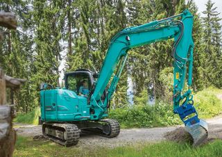 Rupsgraafmachines Kobelco SK 85 MSRN 3