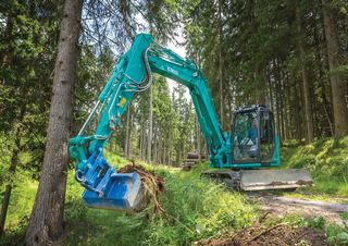 Rupsgraafmachines Kobelco SK 85 MSRN 3