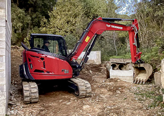 Rupsgraafmachines Yanmar SV86-7