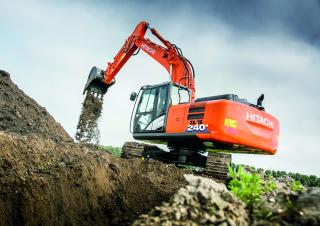Rupsgraafmachines Hitachi ZX240N-6