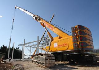 Rupskranen - Telescooparm Sennebogen 6113E