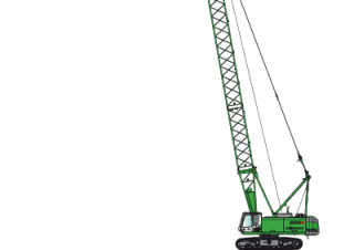 Rupskranen - Traliearm Sennebogen 2200E