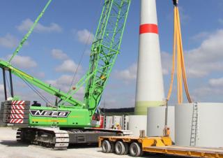 Rupskranen - Traliearm Sennebogen 5500G