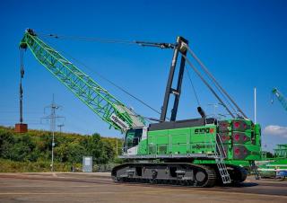 Rupskranen - Traliearm Sennebogen 6100E