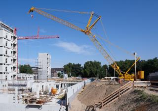 Rupskranen - Traliearm Sennebogen 7700G