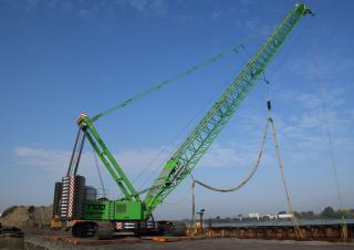 Rupskranen - Traliearm Sennebogen 7700G