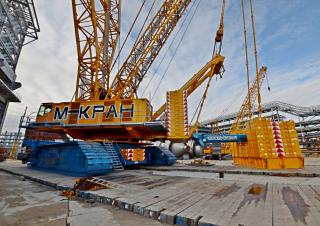 Rupskranen - Traliearm Terex-Demag CC 8800