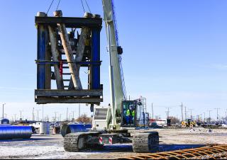 Rupskranen - Telescooparm Link-Belt TCC-500