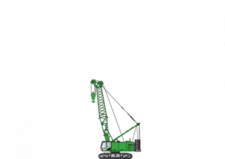 Rupskranen - Traliearm Sennebogen 690 HD