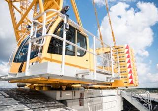 Rupskranen - Traliearm Liebherr LR 1500