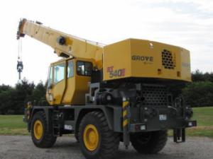 Ruwterrein-kranen Grove RT540E 