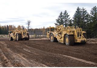 Schrapers Caterpillar 637G Auger