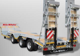 Opleggers Semi-dieplader Müller Mitteltal TS 3 Profi