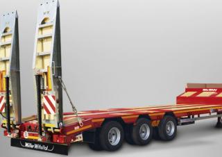 Opleggers Semi-dieplader Müller Mitteltal TS 3 Profi