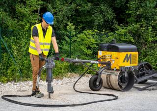 Walsen Tandemtrilwalsen Mecalac MBR71