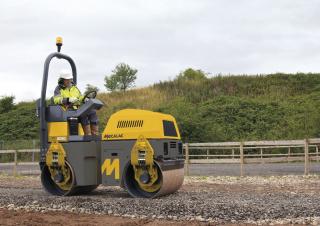 Walsen Tandemtrilwalsen Mecalac TV1000