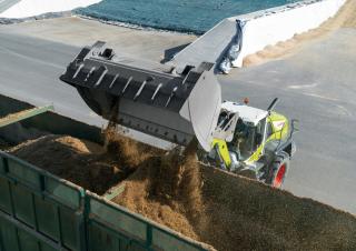 Compacte wielladers Claas Torion 1410