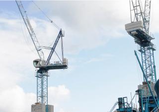 Torenkranen - Trolley-arm - Boven draaiend Terex Comedil (Zeppelin) CTL 140-10