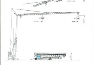 Torenkranen - Trolley-arm - Onder draaiend Cattaneo CM 76 A