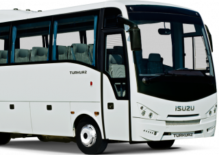 Bussen Tourbussen Isuzu Turquoise
