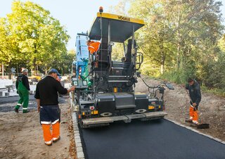 Track-asfalteermachines Vögele Super 1000i