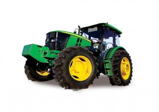 Tractoren met vierwielaandrijving John Deere 6120B