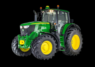 Tractoren met vierwielaandrijving John Deere 6195M