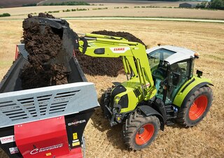 Tractoren met vierwielaandrijving Claas Arion 410 Basic 
