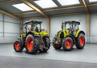 Tractoren met vierwielaandrijving Claas Arion 510 Cmatic 