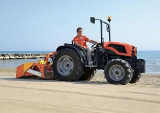 Tractoren met vierwielaandrijving SAME Delfino 50