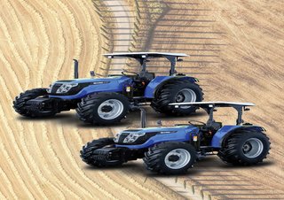 Tractoren met vierwielaandrijving Landini Solis 90