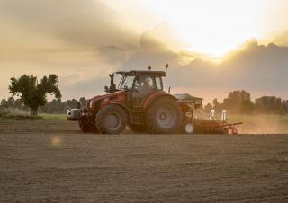 Tractoren met vierwielaandrijving SAME Virtus 120 