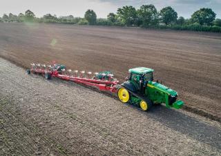 Tractors met rubberwielen John Deere 8RT 370 