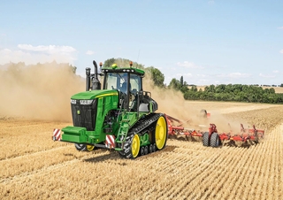 Tractors met rubberwielen John Deere 9520RT