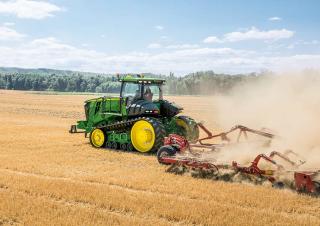 Tractors met rubberwielen John Deere 9570RT