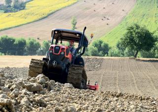 Tractors met rubberwielen SAME Krypton 115 