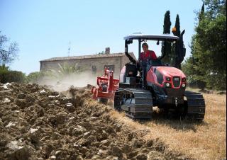 Tractors met rubberwielen SAME Krypton 115 