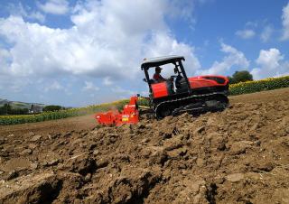 Tractors met rubberwielen SAME Krypton 115 