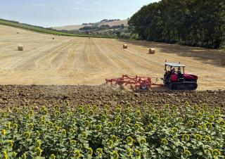 Tractors met rubberwielen SAME Krypton 115 