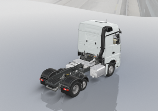 Trucks Trekkers Mercedes-Benz Actros 2442 LS 6x2