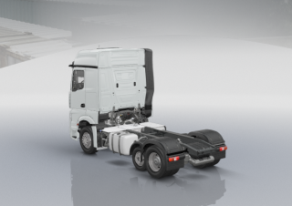 Trucks Trekkers Mercedes-Benz Actros 2442 LS 6x2
