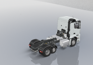 Trucks Trekkers Mercedes-Benz Actros 2453 LS 6x2