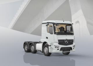 Trucks Trekkers Mercedes-Benz Actros 2543 LS 6x2
