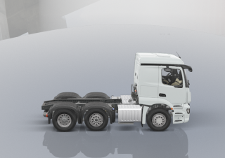 Trucks Trekkers Mercedes-Benz Actros 2543 LS 6x2