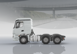 Trucks Trekkers Mercedes-Benz Actros 2543 LS 6x2