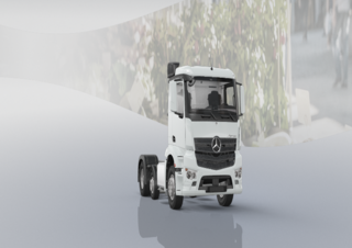 Trucks Trekkers Mercedes-Benz Actros 2553 LS 6x2