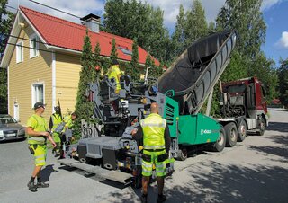 Verrijdbare asfalteermachine Vögele Super 1003i