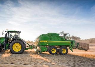 Vierkante-balenpersen John Deere L634
