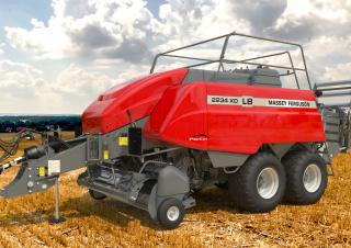 Vierkante-balenpersen Massey Ferguson MF 2233