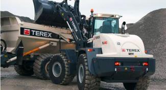 Wielladers Terex TL 310